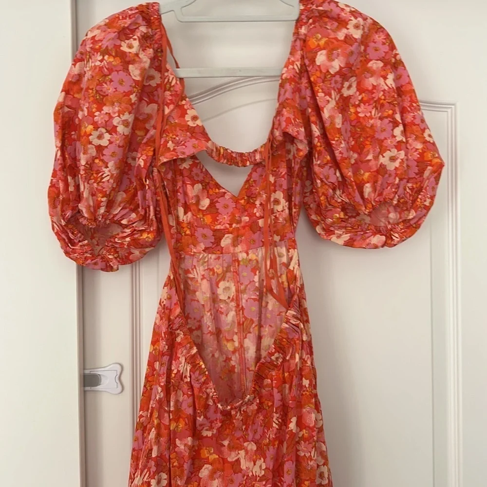 Free People Amy Floral Jumpsuit